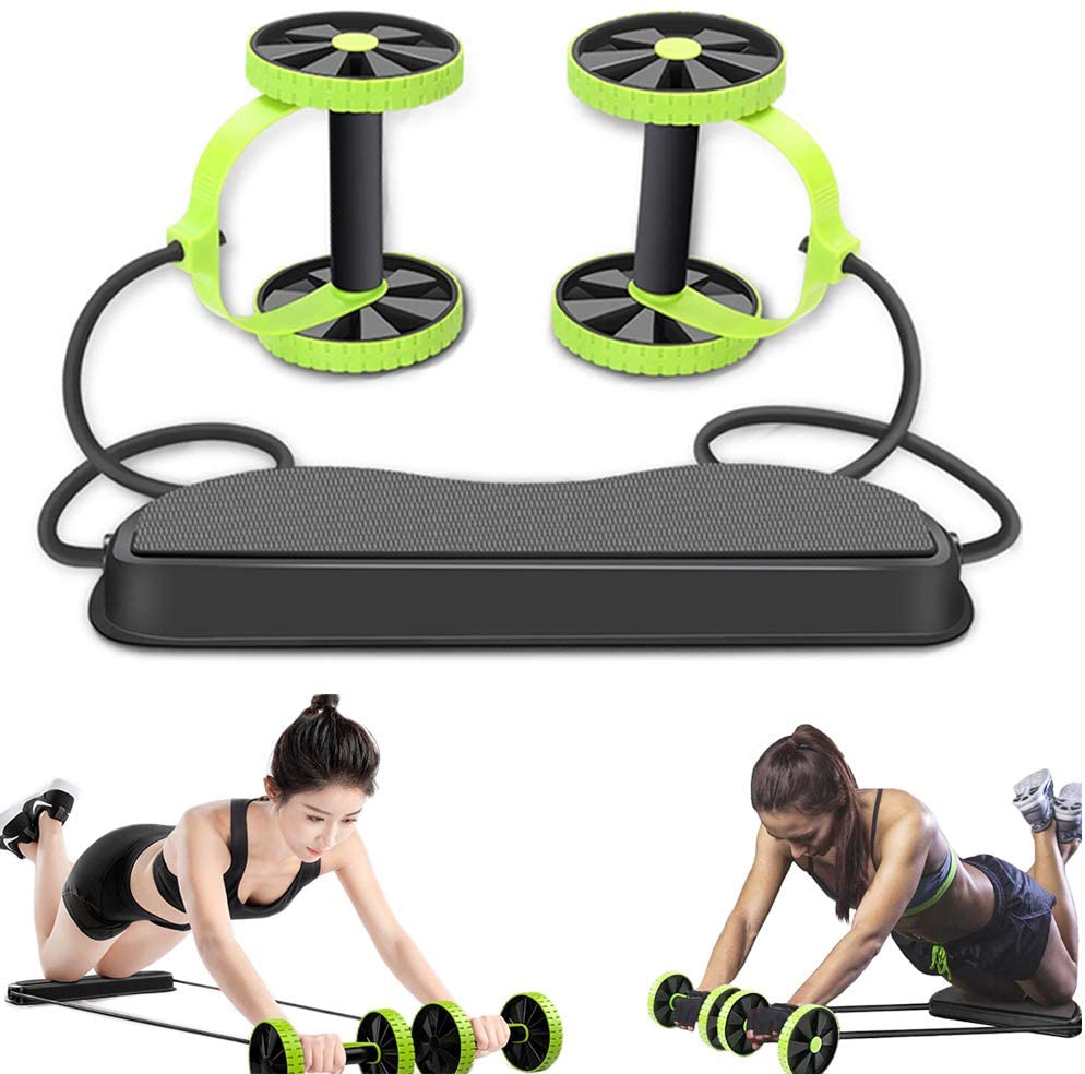 Revoflex Xtreme Full Body Workout Black Set Home or Gym Massage Exerciser for Men & Women.