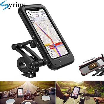 Adjustable Waterproof Motorcycle Bike Phone Holder Case