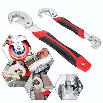 Snap 'n Grip adjustable wrench set