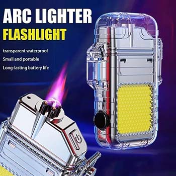 Rechargeable Flashlights With ARC Lighter